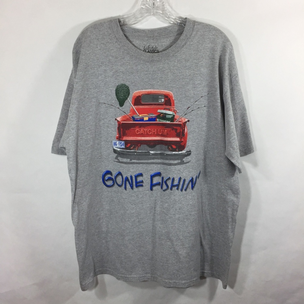 Life Style Classics Catch um Gone Fishin' T-Shirt